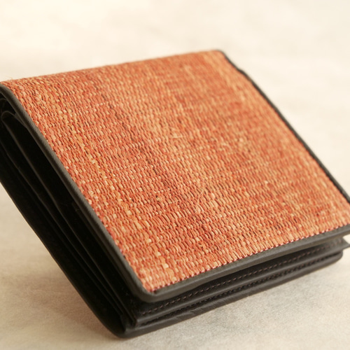 伝統的工芸品 アットゥㇱ織 二つ折り財布 【貝澤雪子 作】 二つ折り