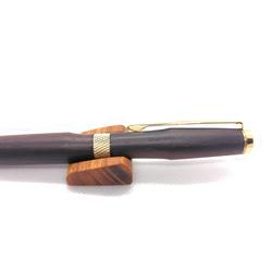 黒檀の回転式ボールペン 6枚目の画像