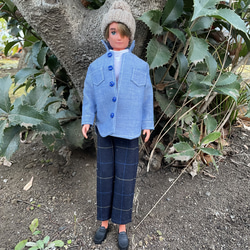 M2333 ミキちゃんマキちゃん ハンドメイド 服 ドットパジャマ パ