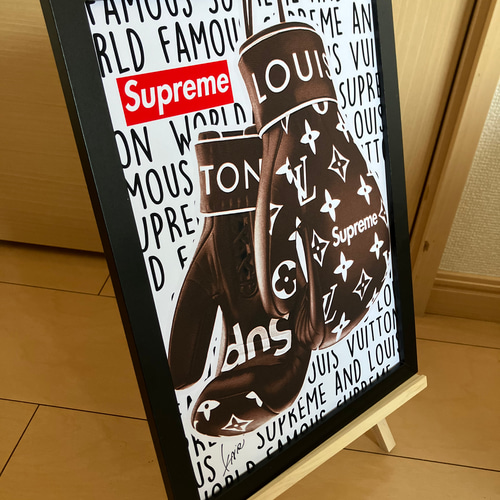 SUPREME type☆オマージュアートインテリアポスター＃119