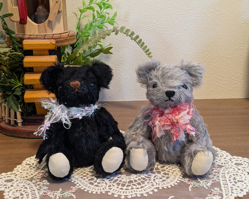 つぶらな瞳が可愛らしいミニテディベア ぬいぐるみ ikubear 通販