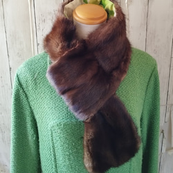 new antique fur ¶ ☆サンプル品☆ダークミンクミンクファー着物裏地