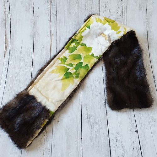 new antique fur ¶ ☆サンプル品☆ダークミンクミンクファー着物裏地