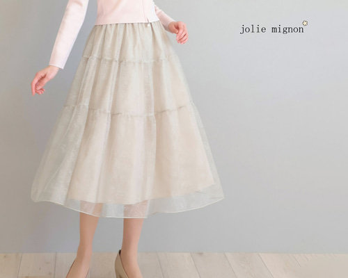 ❤️ジョリーミニョン ❤️チュールティアードリバーシブルスカート新品未使用 スカート カテゴリ商品一覧｜jolie mignon｜上質で洗練された
