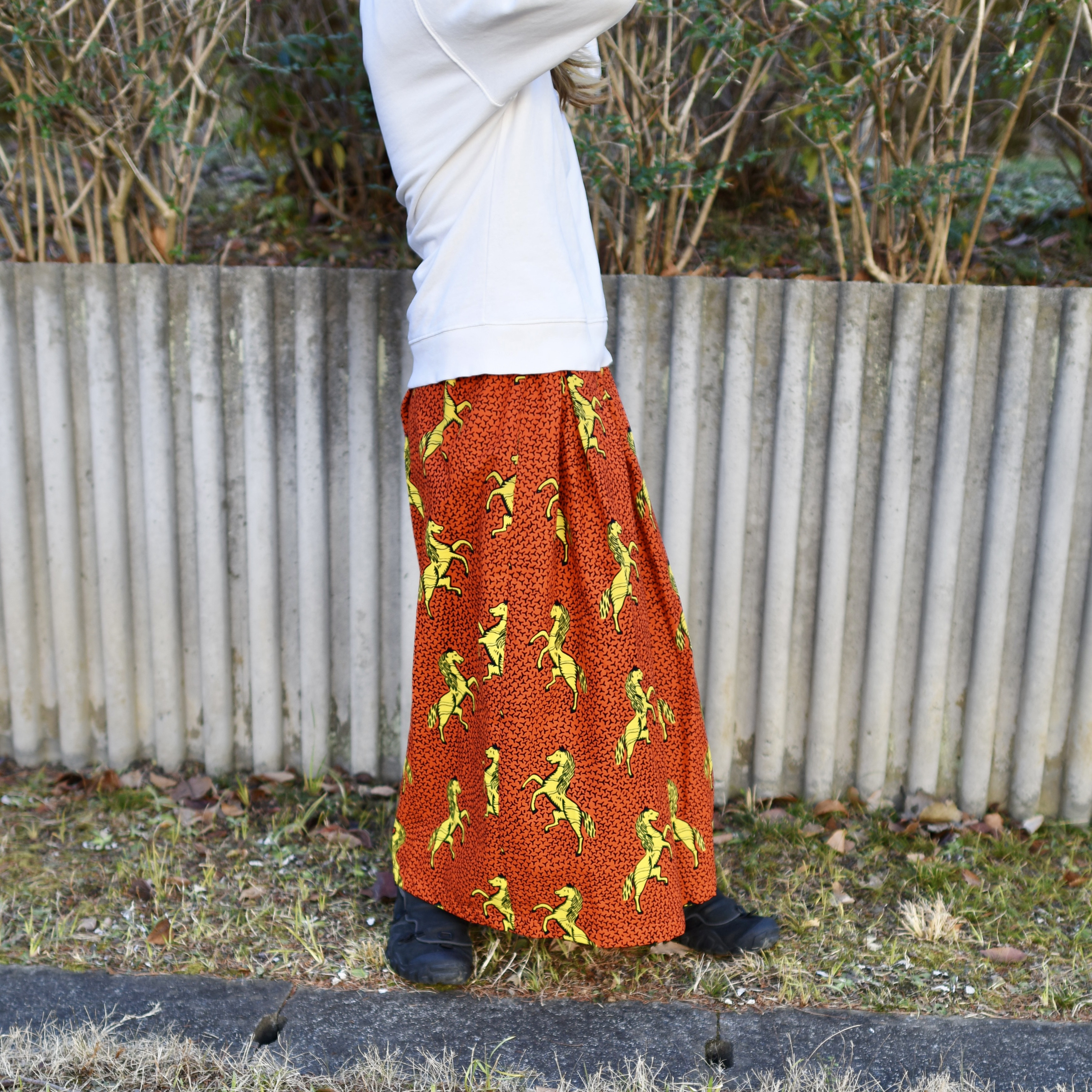 アフリカンプリント　パンツ