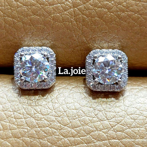 モアサナイト 人工ダイヤ テリ良し キラキラ ピアス ゴージャス 最高品質 0.5ct モアサナイト 人工ダイヤモンド ピアス ピアス