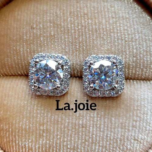 最高品質 0.5ct モアサナイト 人工ダイヤモンド ピアス ピアス