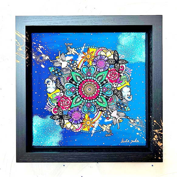 某有名芸能人手書きのアクリル絵　絵画　かならず運が上がる Amazon.co.jp: 見るだけで金運が上がる! 龍神の絵 (パワー入り特大絵画