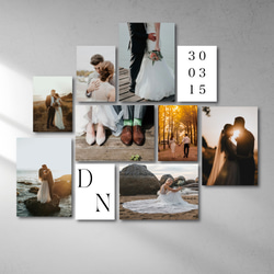 ウェルカムボードセット10枚〜【特急可】フォトパネルセット 選択可 結婚式 ウォールデコ ウェルカムスペース 3枚目の画像