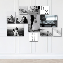 ウェルカムボードセット10枚〜【特急可】フォトパネルセット 選択可 結婚式 ウォールデコ ウェルカムスペース 2枚目の画像