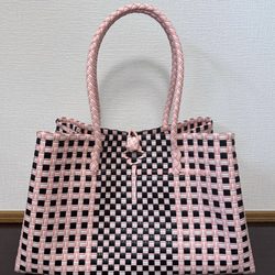 プラカゴ　メルカド　トートバッグ　ハンドメイド　パサール　模様編み　1032 楽天市場】パサールバッグ L メルカドバッグ バリ島 パサール