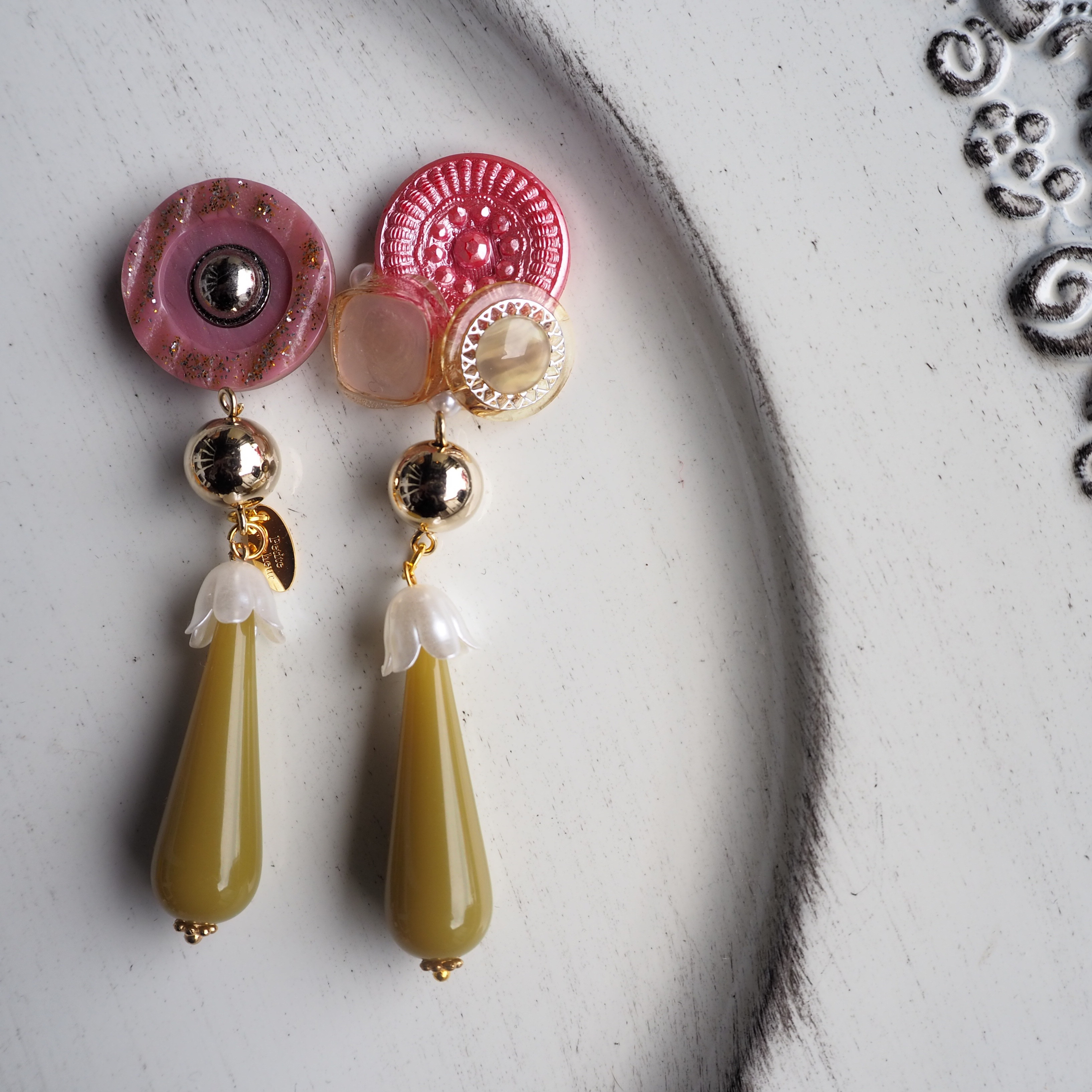 ボタンアクセサリー/ピアス