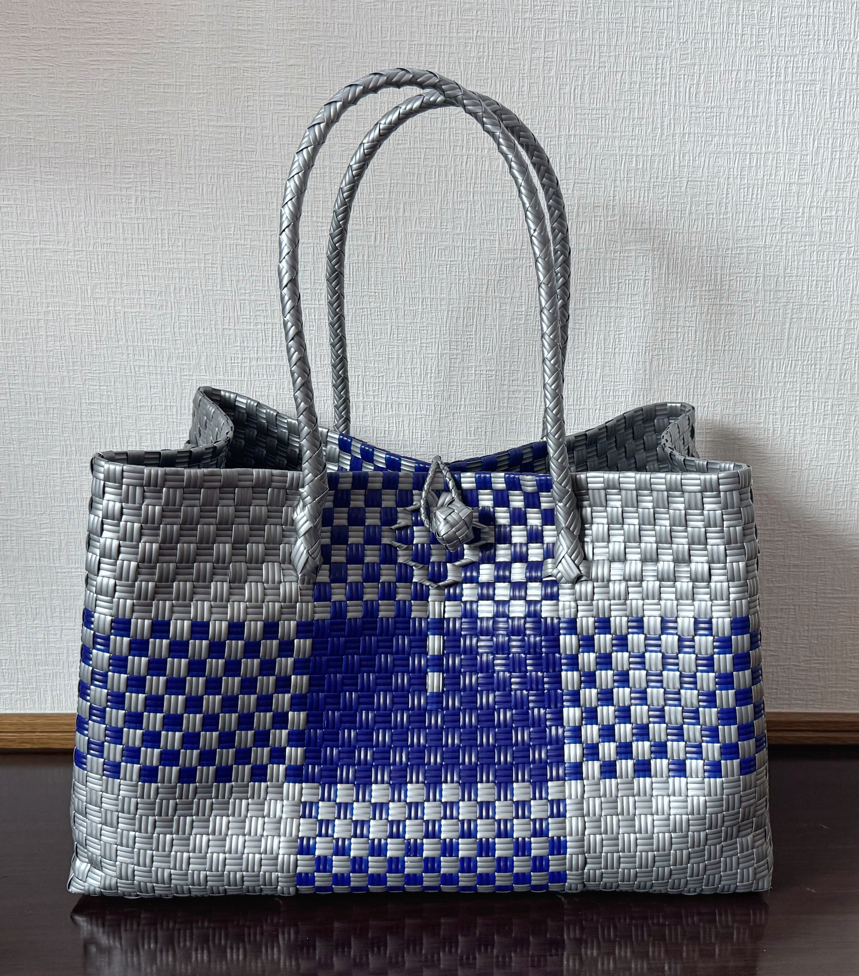 プラカゴ　パサールバッグ　大容量　トートバッグ　かごバッグ　メルカドバッグ　XLサイズ