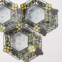 ミモザ紋＊台付ミニプレート 7枚目の画像