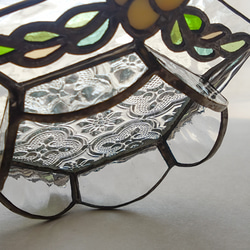 ミモザ紋＊台付ミニプレート 5枚目の画像