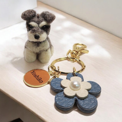 激安 超特価商店街  羊毛フェルトオーダー犬、猫 ネーム入りキーホルダー 羊毛フェルト