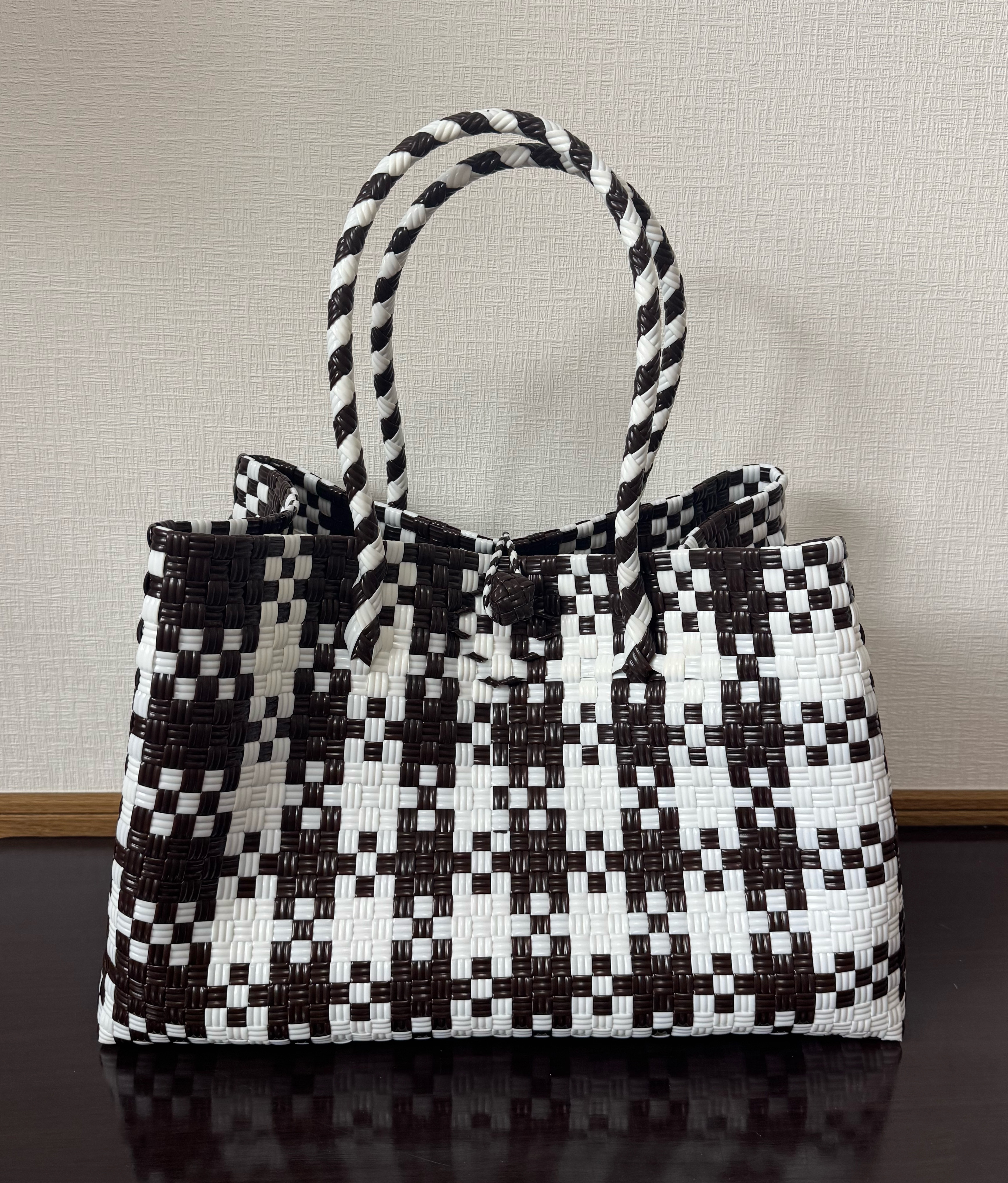 プラカゴ　パサールバッグ　大容量　トートバッグ　かごバッグ　メルカドバッグ　マザーズバッグ　XLサイズ