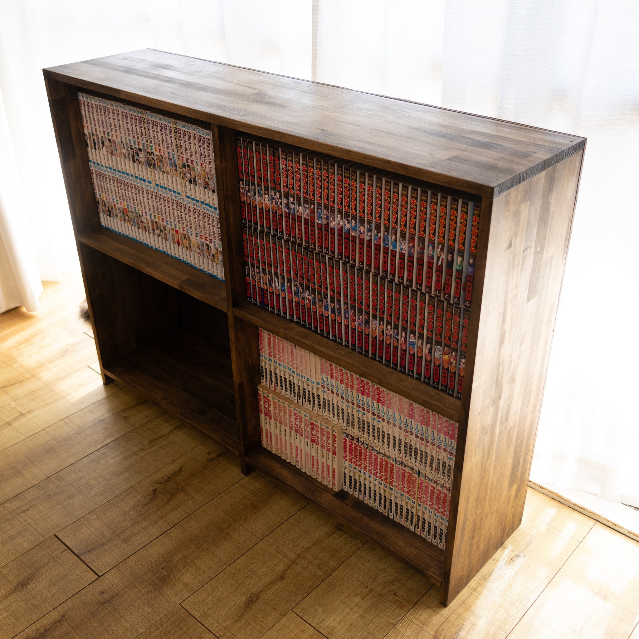 大容量☆本棚  〖 W1200 D310 H900 〗サイズオーダー可☆棚板の増減も可☆お気軽にご相談ください