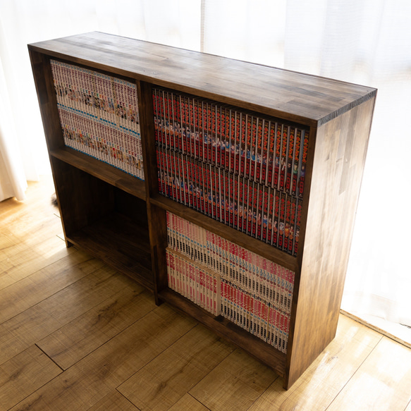 大容量☆本棚 〖 W1200 D310 H900 〗サイズオーダー可☆棚板の増減も可