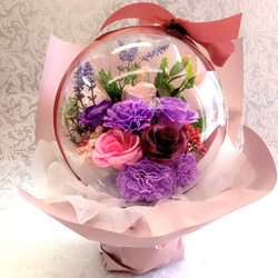 【長持ち加工済】バルーンフラワーブーケ　Lサイズ 割れない風船♪ バルーンフラワー Lサイズ 誕生日 退職祝い 開店