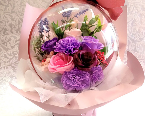 割れない風船♪ バルーンフラワー Lサイズ 誕生日 退職祝い 開店