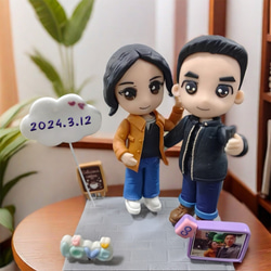 ハンドメイド】粘土フィギュア製作 写真で作れますよ！誕生日