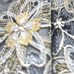 洗える刺繍半衿  雅【ラスト】 9枚目の画像