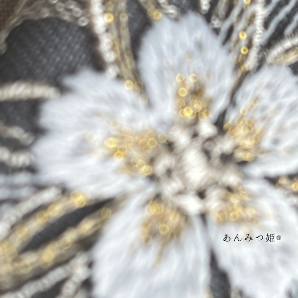 洗える刺繍半衿  雅【ラスト】 6枚目の画像