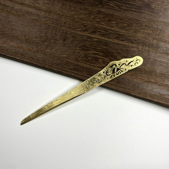 ペーパーナイフ 四神 玄武 [亀と蛇] その他雑貨 sasami_blue