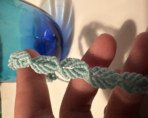 マクラメブレスレット 葉っぱモチーフ ブレスレット ねね 通販