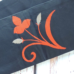 ob136 フック付き 二部式作り帯  一重太鼓結び  名古屋帯 オリジナル説明書 9枚目の画像