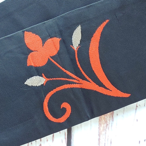 ob136 フック付き 二部式作り帯  一重太鼓結び  名古屋帯 オリジナル説明書 9枚目の画像