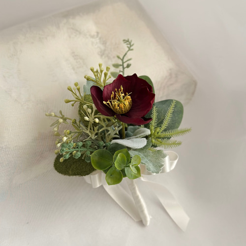 グリーンブーケ グリーンいっぱいのナチュラルブーケ グリーンと