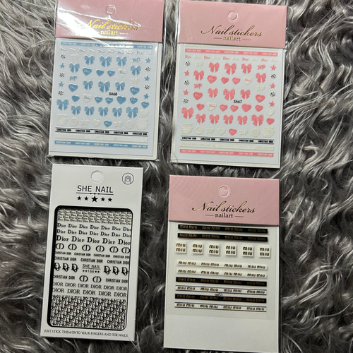 ロゴ ネイルシール ブランド ロゴパーツ デコパーツ R 通販 18810065