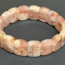 桜瑪瑙バングル 桜めのうバングル サクラアゲート ③ バングル・リスト