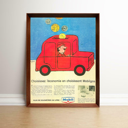 サヴィニャック モービル 1960年代 フランス ヴィンテージ 雑誌 広告