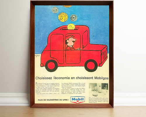 サヴィニャック ヴィンテージポスター(大) SNCFフランス国鉄　マダム サヴィニャック フランス国鉄 マダム ヴィンテージポスター Savignac SNCF