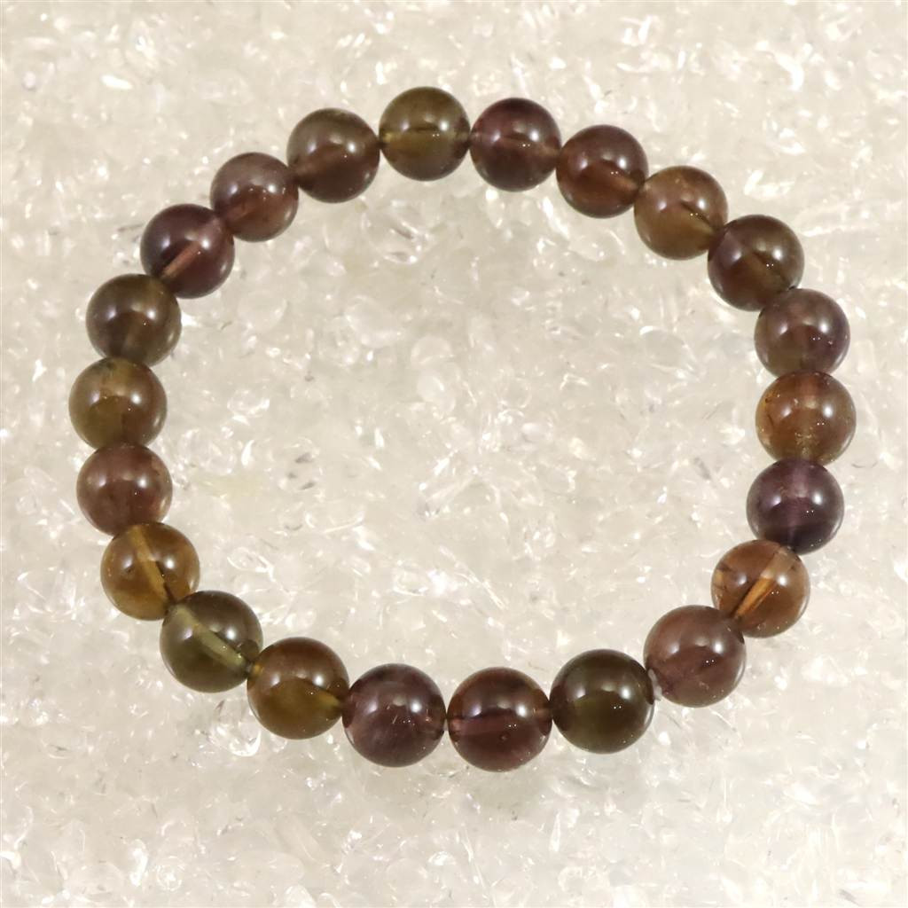 モンドクォーツ エレスチャル イエロー AAA 8mmブレスレット 20.2g #28656