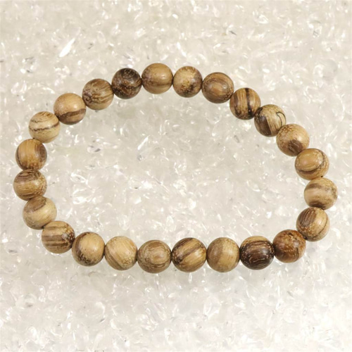 沈香木 ウッドビーズ 8mmブレスレット 4.9g #61108 ブレスレット 榎本