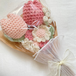 あみぐるみ 毛糸 花束 ハンドメイド かぎ編み 枯れない花 バラ