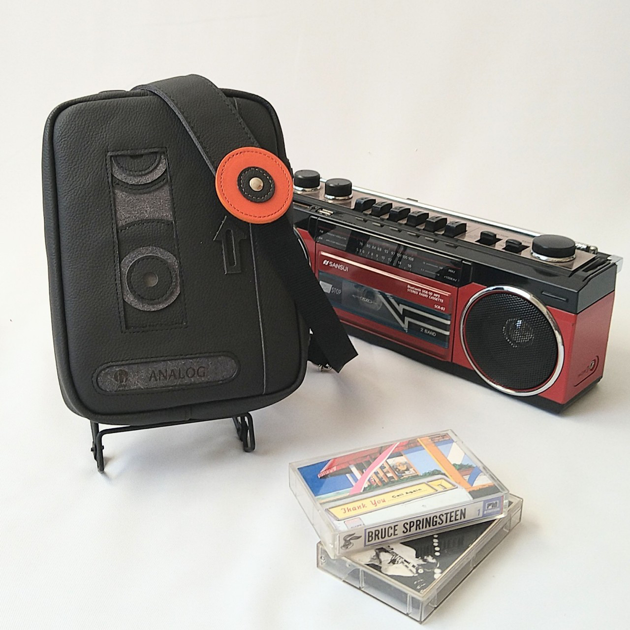 ☆NEW ポータブルカセットプレイヤーバッグ　PCPB