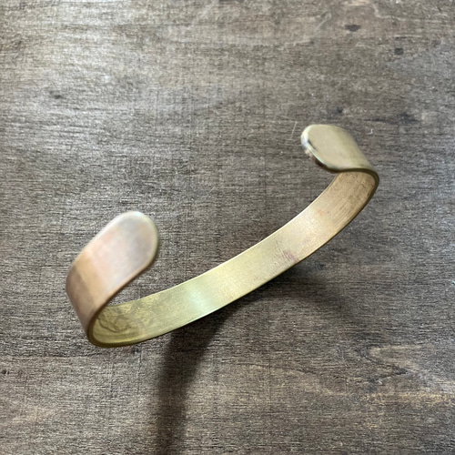 真鍮 brass ブラス スタンプワーク バングル ブレスレット