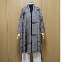 半額! 大島紬から 着物リメイクコート 虹色格子 大島紬 リメイク コート のおすすめ人気通販 検索結果｜Creema