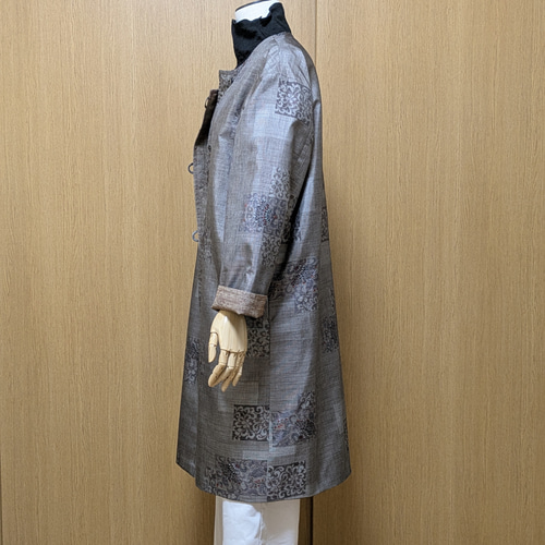 龍郷 大島紬 男大島紬 リバーシブル ケープコート｜Yahoo!フリマ（旧