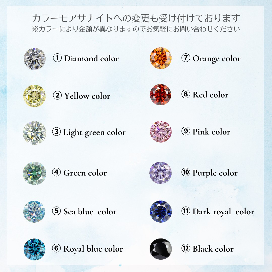 モアサナイト　モアッサナイト　ピアス　フラワー  5mm