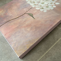 キャンバスアート　原画　「紫陽花」 5枚目の画像