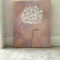 キャンバスアート　原画　「紫陽花」 1枚目の画像