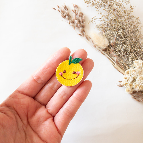 ゆずワッペン 3枚入り その他入園グッズ デコリエ工房 通販 18812091