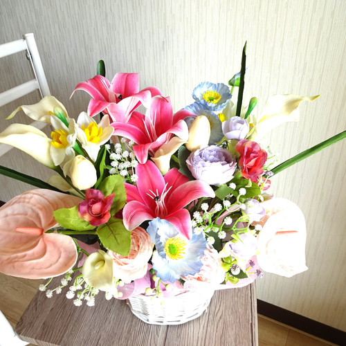 フラワーアレンジメント　造花 造花インテリア・アートフラワー・アーティフィシャルフラワー