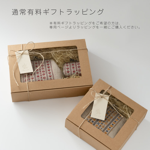 受注制作】大きめリネンがま口ポーチ 赤と青のコントラストが魅力の